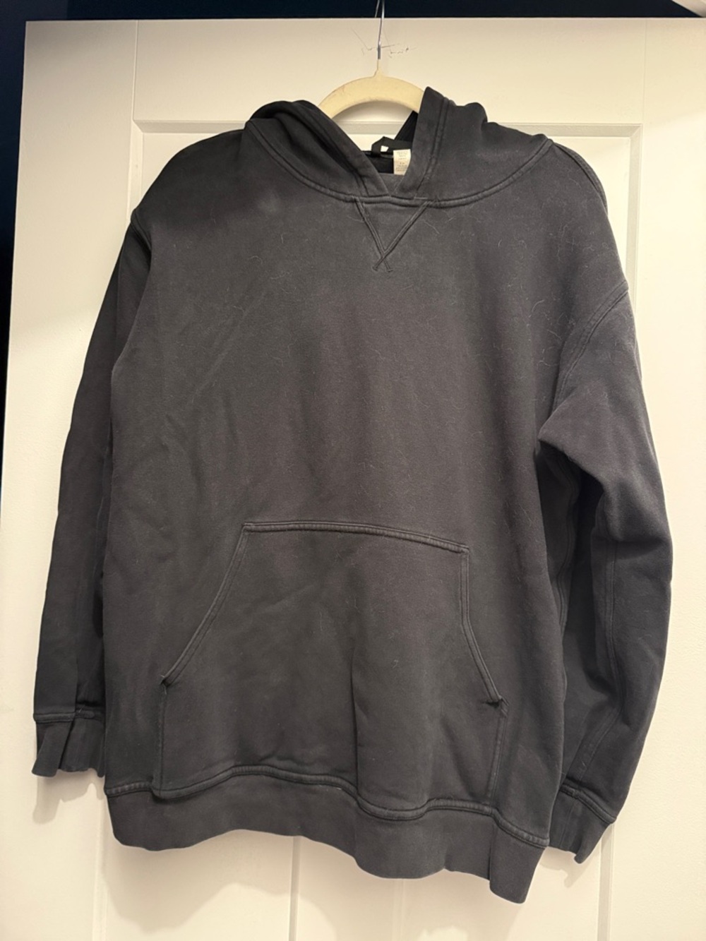 lululemon athletica Black Pullover Hoodie with Kangaroo Pocket
